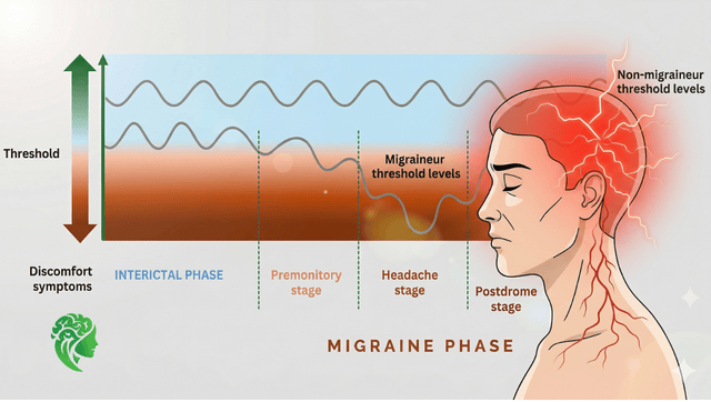 Understand the oscillating threshold and why the migraine brain is extra sensitive. Learn about triggers and how to manage brain sensitivity.